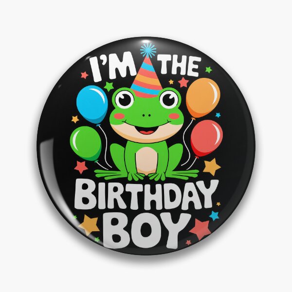 Item preview, Funny Frog Birthday Boy Bday Boys Girls Kids designed and sold by rafaeltto.