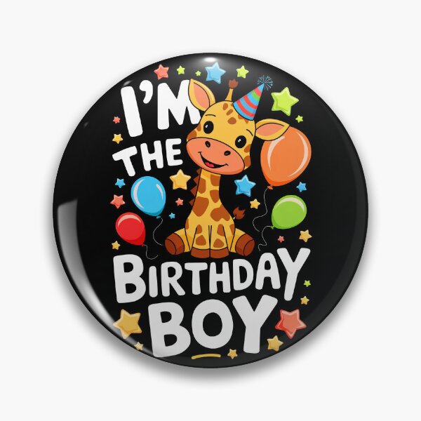 Item preview, Funny Giraffe Birthday Boy Bday Boys Girls Kids designed and sold by rafaeltto.