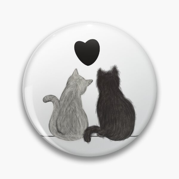 Artikelvorschau, Zwei Katzen genießen einen ruhigen Moment entworfen und verkauft von Senorona.