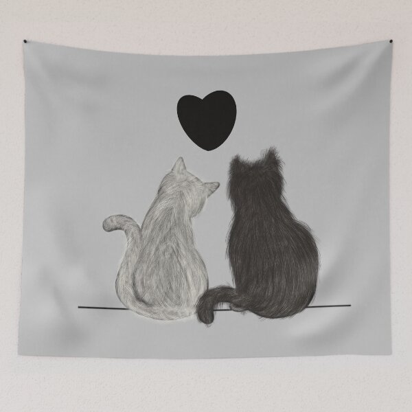 Item preview, Two Felines Sharing a Quiet Moment designed and sold by Senorona.