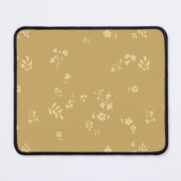 Item preview, Scattered Tonal Falling Floral Pattern in Honey Wheat and Buttercream designed and sold by ThisArtMama.