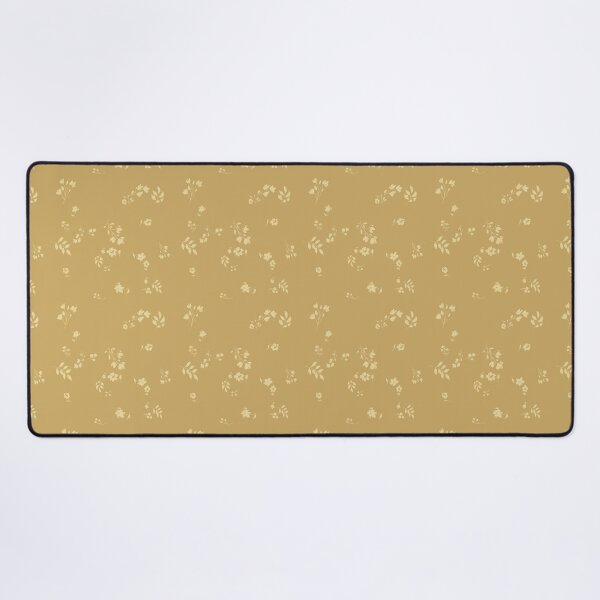 Item preview, Scattered Tonal Falling Floral Pattern in Honey Wheat and Buttercream designed and sold by ThisArtMama.
