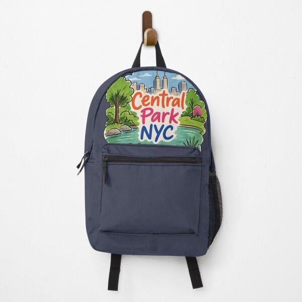 Item preview, Central Park NYC Colorful Landscape Skyline Background Turtle designed and sold by HowToCanadian.