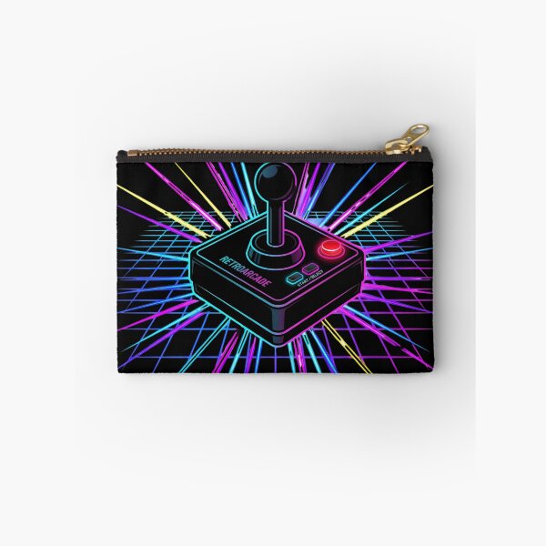 Item preview, Minimalist 80s Arcade Joystick Outrun Neon Grid Laser designed and sold by RetroRewind Studio.