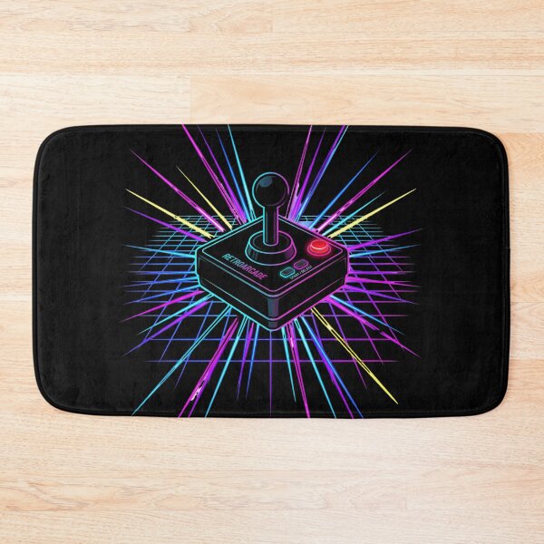 Item preview, Minimalist 80s Arcade Joystick Outrun Neon Grid Laser designed and sold by RetroRewind Studio.