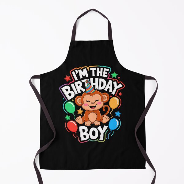 Item preview, Funny Monkey Birthday Boy Bday Boys Girls Kids designed and sold by rafaeltto.
