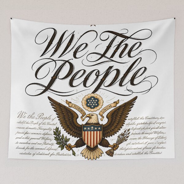 Item preview, vintage patriotic, americana, civic pride, constitutional republic, american heritage, stars and stripes designed and sold by TrueArtVibes.