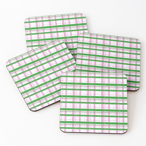 Item preview, Pink and Green Plaid Pattern designed and sold by daphsam.
