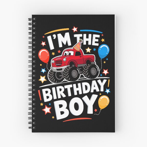 Item preview, Funny Monster Truck Birthday Boy Bday Boys Girls Kids designed and sold by rafaeltto.