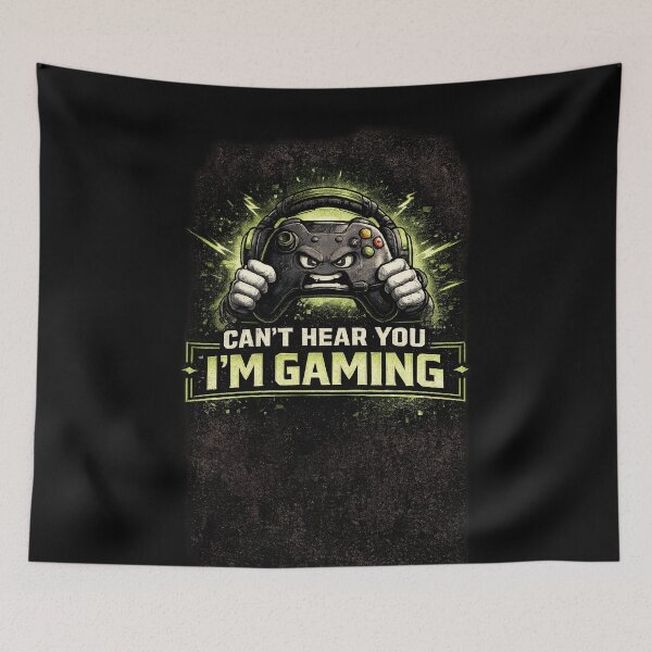 Item preview, Can't Hear You, I'm Gaming – Funny Gamer Controller Design designed and sold by MarketWolf.