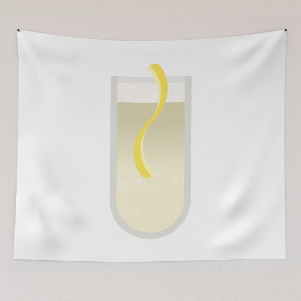 Item preview, French 75 Cocktail Minimalist Illustration designed and sold by archetype prints.