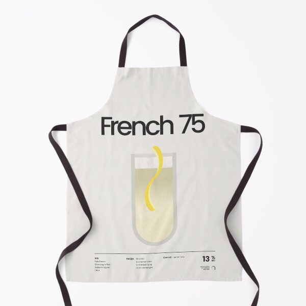 Item preview, French 75 Cocktail Minimalist Illustration designed and sold by archetype prints.