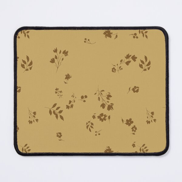 Item preview, Scattered Tonal Falling Floral Pattern in Honey Wheat designed and sold by ThisArtMama.