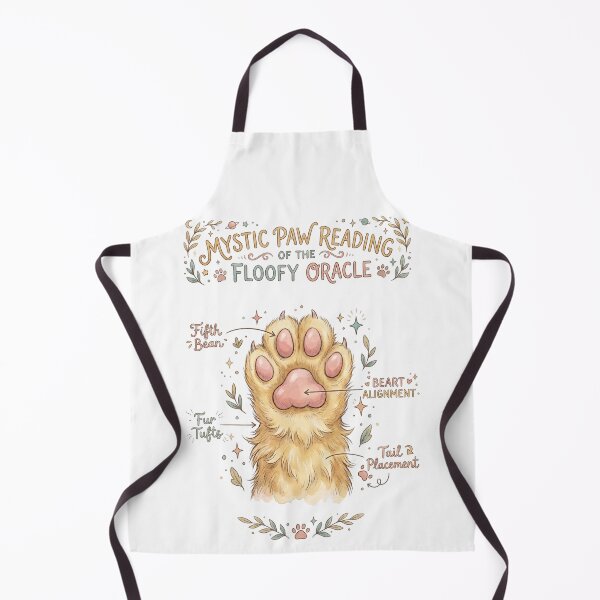 Item preview, Cute Cat Paw Astrology - The Floofy Oracle designed and sold by Spiritualwall.