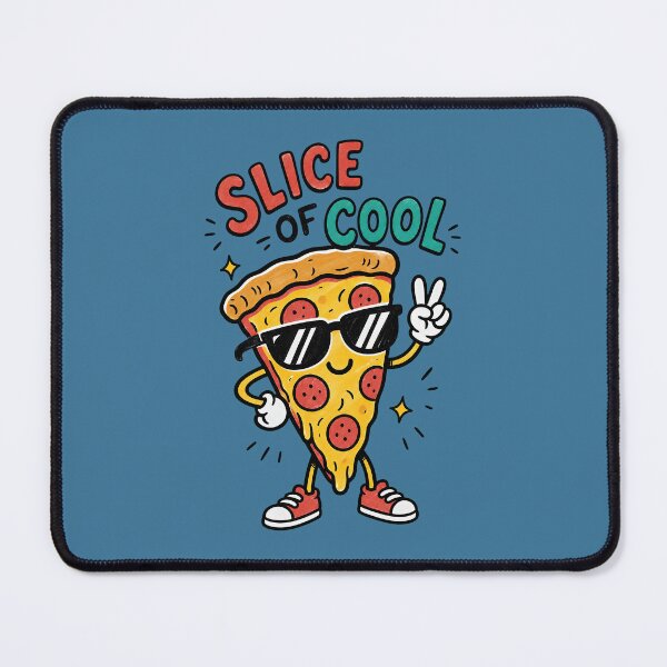 Item preview, Cool Pizza Slice Character Sunglasses Retro Graphic Design designed and sold by GiggleTime.