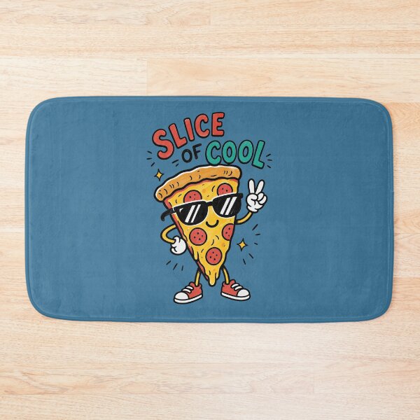 Item preview, Cool Pizza Slice Character Sunglasses Retro Graphic Design designed and sold by GiggleTime.