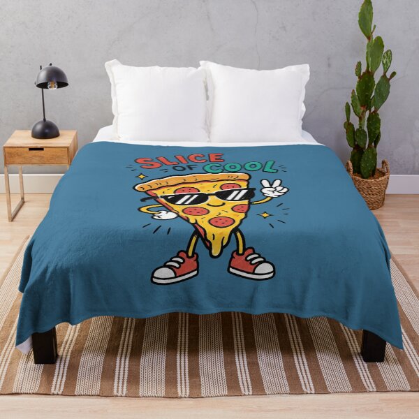 Item preview, Cool Pizza Slice Character Sunglasses Retro Graphic Design designed and sold by GiggleTime.
