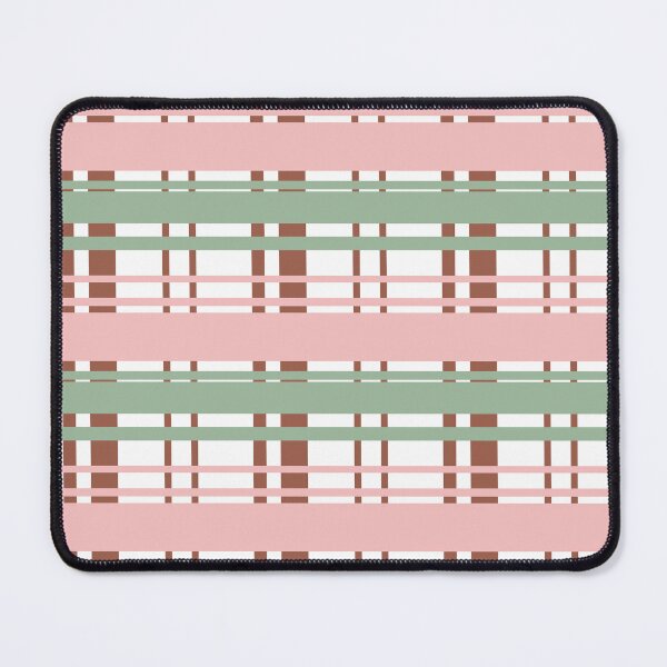 Item preview, Sage Green and Blush Pink Plaid Pattern designed and sold by daphsam.