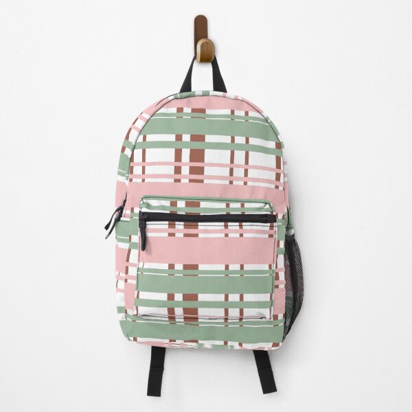 Item preview, Sage Green and Blush Pink Plaid Pattern designed and sold by daphsam.