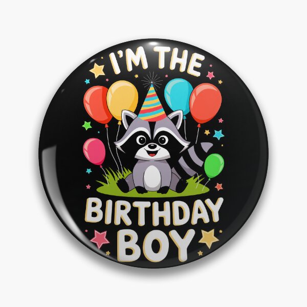 Item preview, Funny Raccoon Birthday Boy Bday Boys Girls Kids designed and sold by rafaeltto.