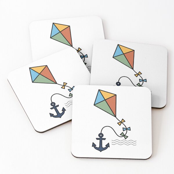 Item preview, Minimalist Anchor Kite Design | Freedom Needs Grounding Art designed and sold by PrintTycoon.