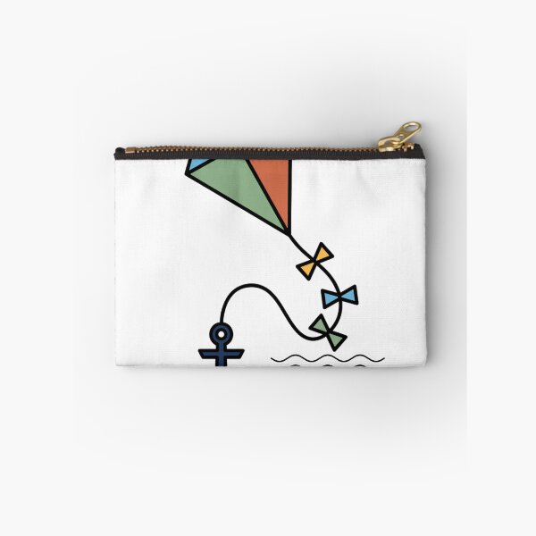 Item preview, Minimalist Anchor Kite Design | Freedom Needs Grounding Art designed and sold by PrintTycoon.