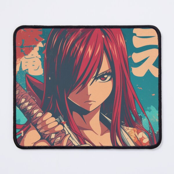 Item preview, Red Hair Kimono Baddie  designed and sold by AnimeArsenalPrints.