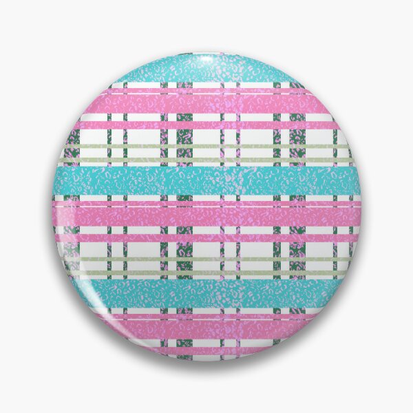 Item preview, Pastel Pink and Aqua Plaid Pattern designed and sold by daphsam.