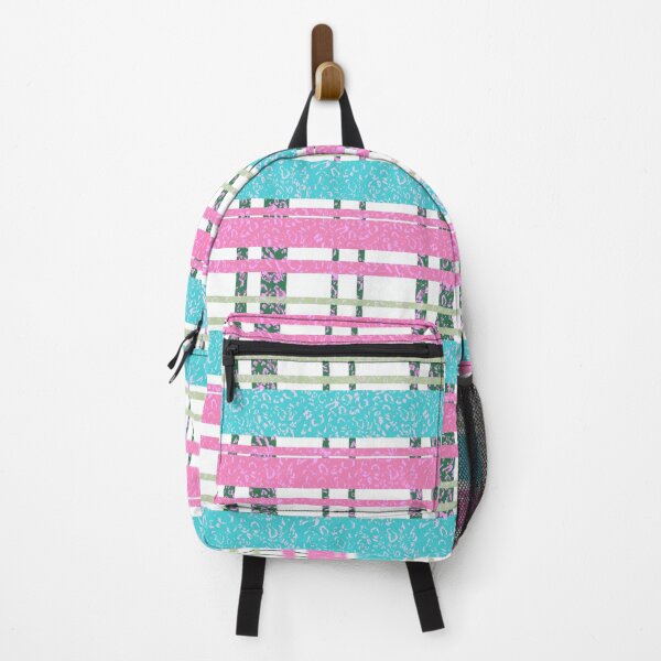 Item preview, Pastel Pink and Aqua Plaid Pattern designed and sold by daphsam.