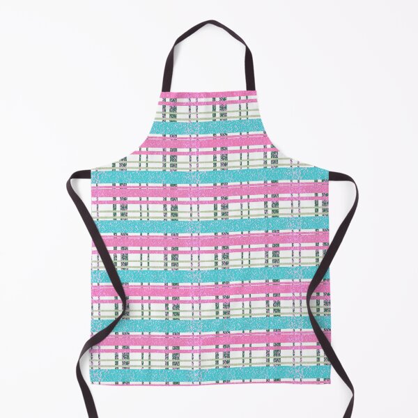 Item preview, Pastel Pink and Aqua Plaid Pattern designed and sold by daphsam.