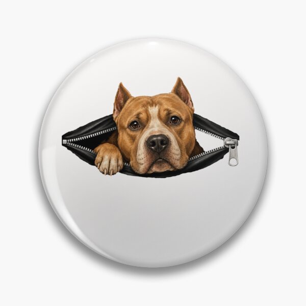 Item preview, Pitbull Looking Out  designed and sold by freshwear design.