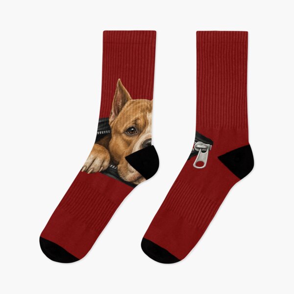 Item preview, Pitbull Looking Out  designed and sold by freshwear design.