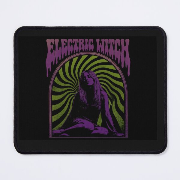 Item preview, Psychedelic occult rock metal poster electric witch designed and sold by athinaskaos.