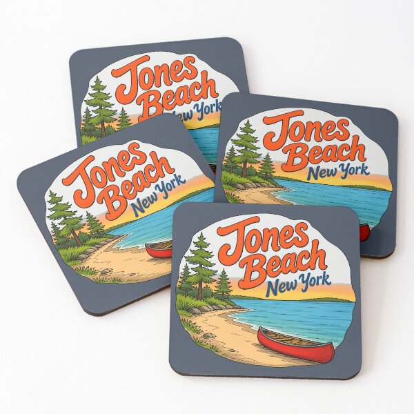 Item preview, Jones Beach New York Cute Landscape Retro  designed and sold by HowToCanadian.