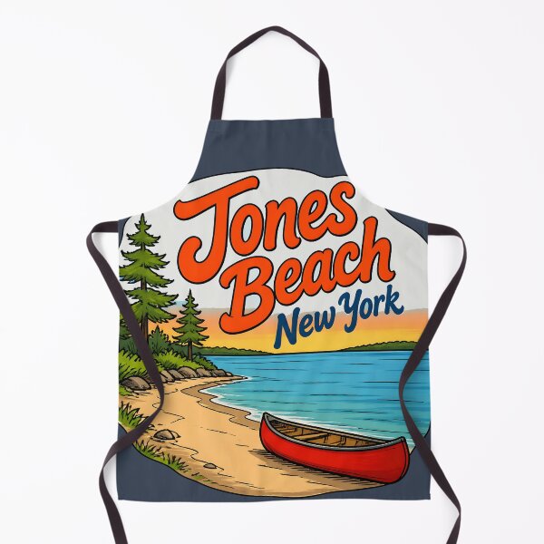 Item preview, Jones Beach New York Cute Landscape Retro designed and sold by HowToCanadian.