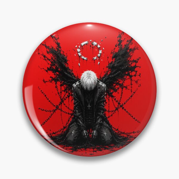 Item preview, Broken Fallen Angel – Red and Black Dark Anime Aesthetic designed and sold by saamessart.