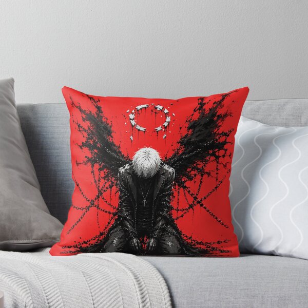 Item preview, Broken Fallen Angel – Red and Black Dark Anime Aesthetic designed and sold by saamessart.