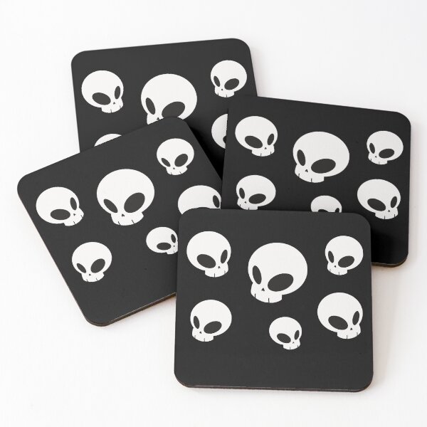 Item preview, Collection of cute floating skulls designed and sold by AngelPainter.