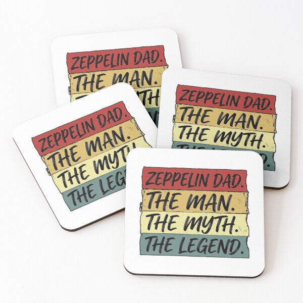 Item preview, Retro Zeppelin Dad The Man The Myth The Legend Vintage designed and sold by Grace-Cop.