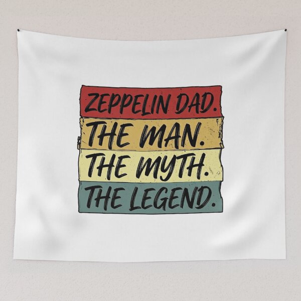 Item preview, Retro Zeppelin Dad The Man The Myth The Legend Vintage designed and sold by Grace-Cop.