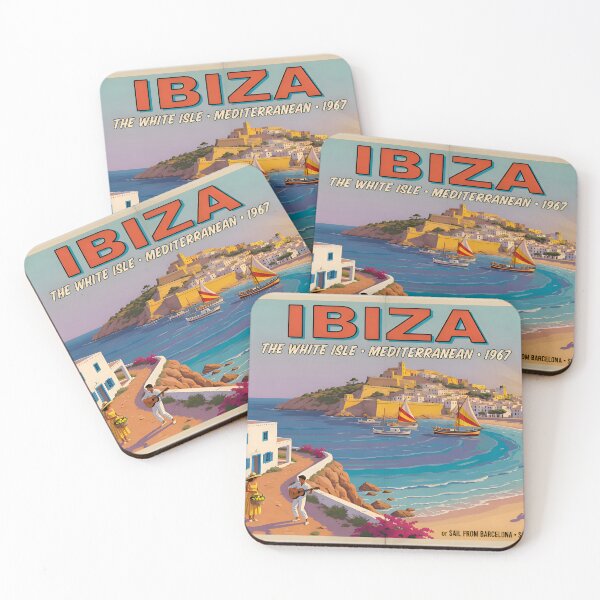 Item preview, Vintage 1967 Ibiza Spain Mediterranean Travel designed and sold by GoldenEraTravel.