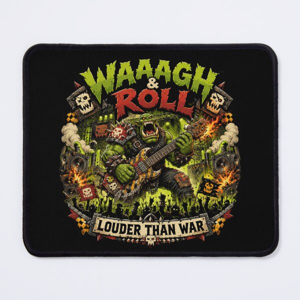 Item preview, WAAAGH & Roll Heavy Metal Mayhem designed and sold by Forged in the Warp.