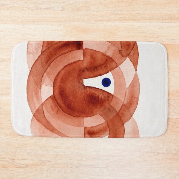 Item preview, Abstract Watercolor Geometric Wall Art, Modern Boho Eyes Print designed and sold by MoonOpuluna.