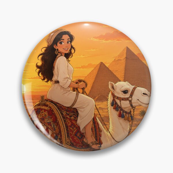 Aperçu de l'œuvre Promenade à dos de chameau blanc en Égypte créée et vendue par China Decoded.