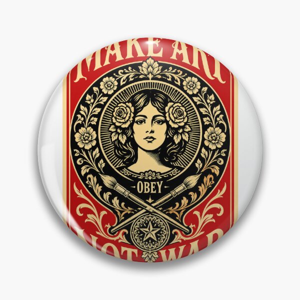 Item preview, Make Art Not War New Design Style  designed and sold by Maroaly.