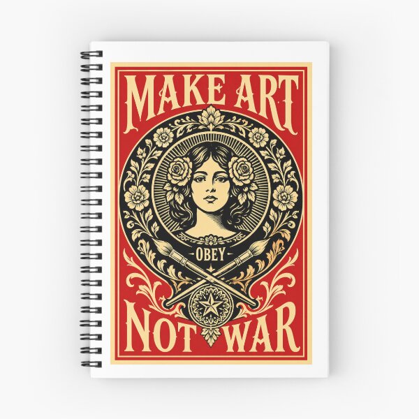 Item preview, Make Art Not War New Design Style  designed and sold by Maroaly.