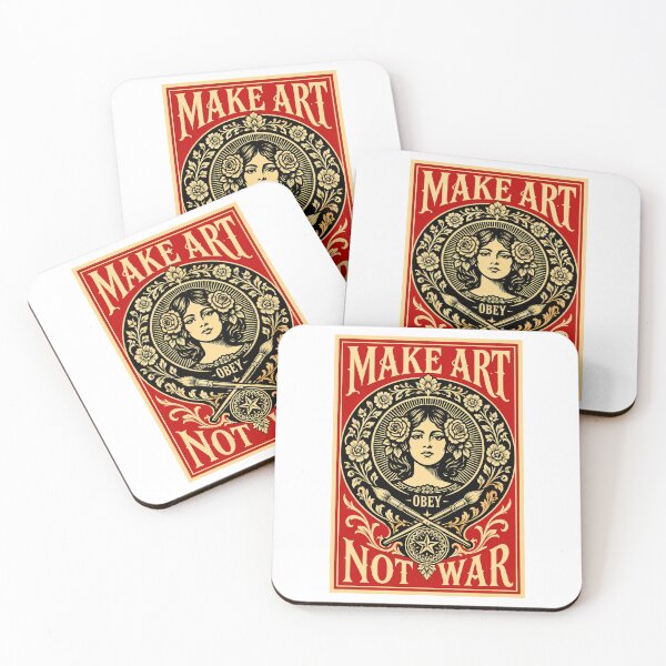 Item preview, Make Art Not War New Design Style  designed and sold by Maroaly.