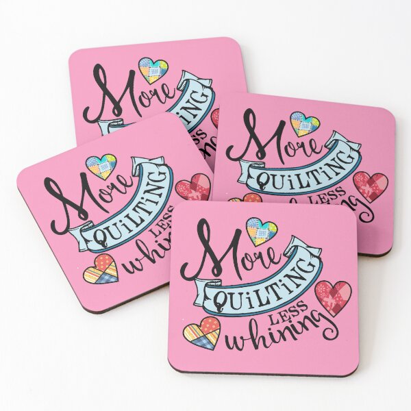 Item preview, More quilting less whining funny quilter sewing seamstress designed and sold by BigMRanch.