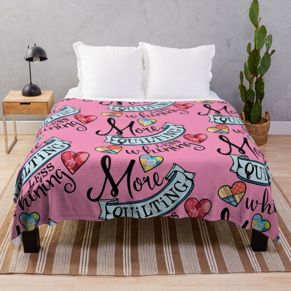 Item preview, More quilting less whining funny quilter sewing seamstress designed and sold by BigMRanch.