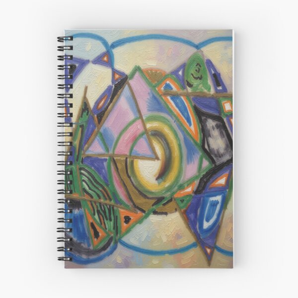 Item preview, quantum shapes impressionist colorful geometric abstract design designed and sold by SmashingDeals.